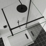 Lifestyle image of Crosswater Matt Black T Bracing Bar